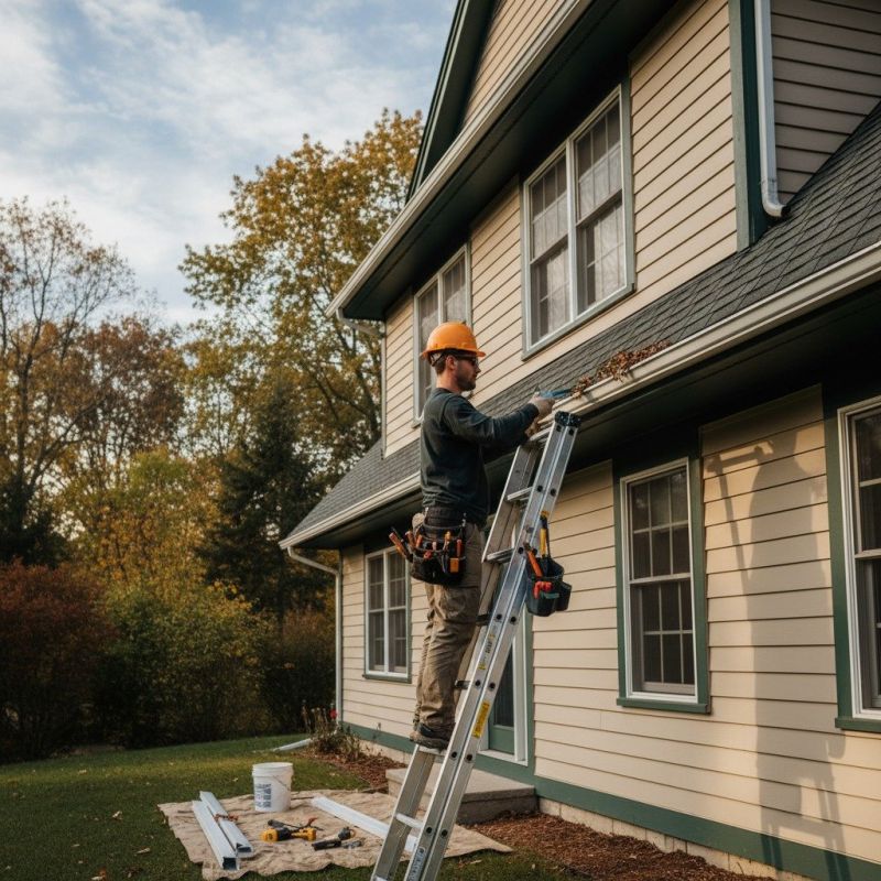 Local Roof Gutter Repair pros at work